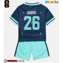 Otroške Nogometnih dresov Nemčija Deniz Undav #26 Gostujoči SP 2026 Kratki rokavi (+ hlače)
